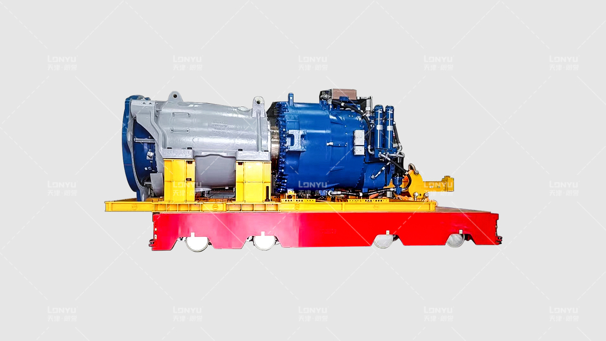 200吨重载AGV背负传动箱